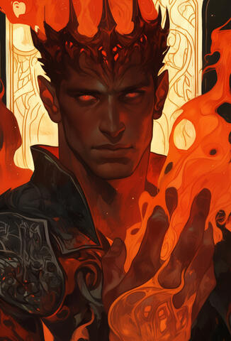 cinder, god of fire